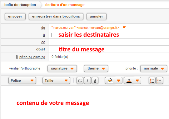 Envoyer Un Email Avec Orange Webmail Coursinfo Fr
