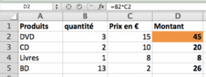 Comment utiliser les fonctions de calcul simples avec Excel | Coursinfo.fr