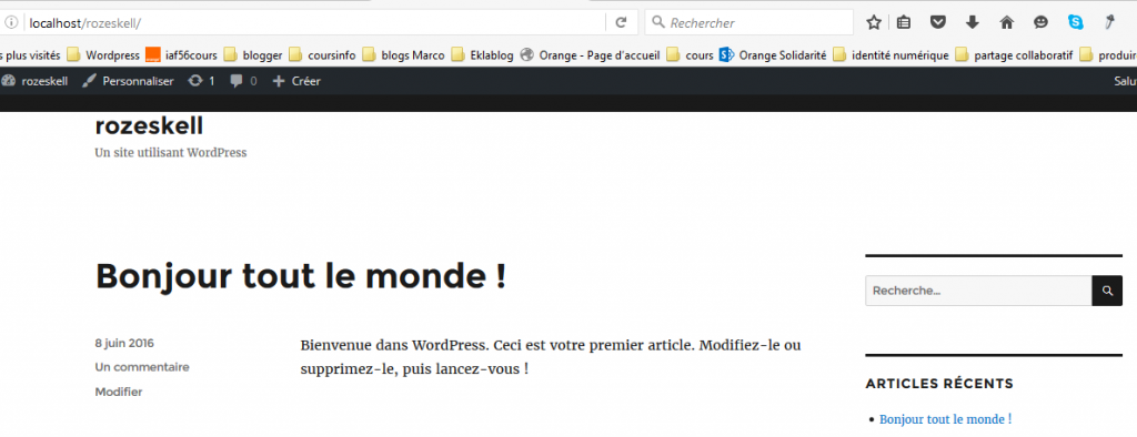 comment créer un site web avec Wordpress