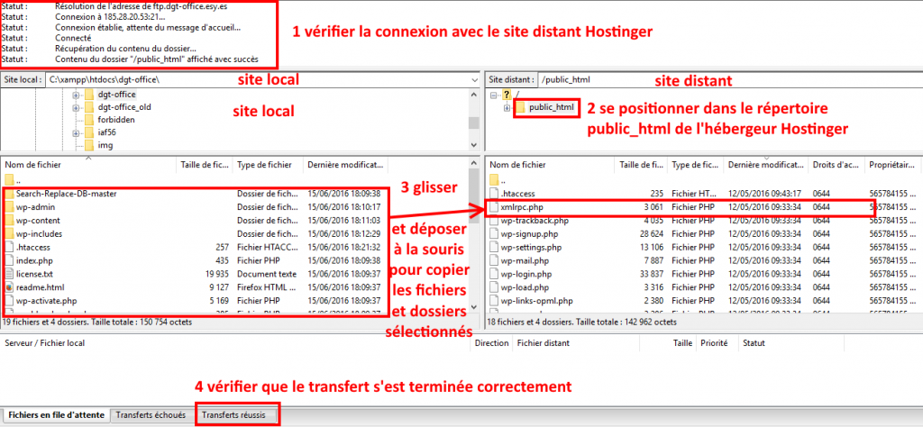 créer un site web wordpress