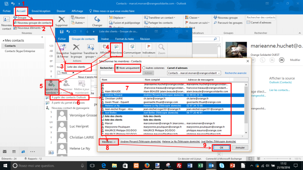 tutoriel outlook