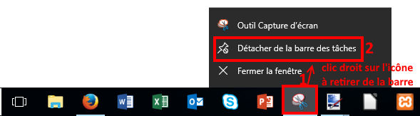 comment marche la barre des taches windows ?