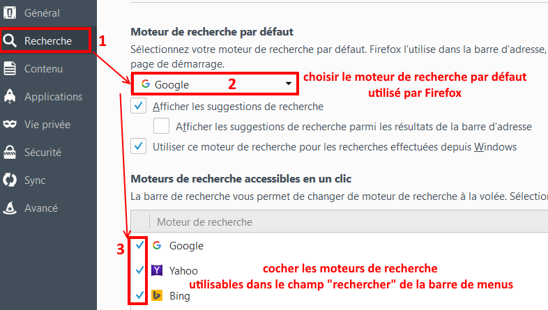 Comment paramétrer le navigateur Firefox ?