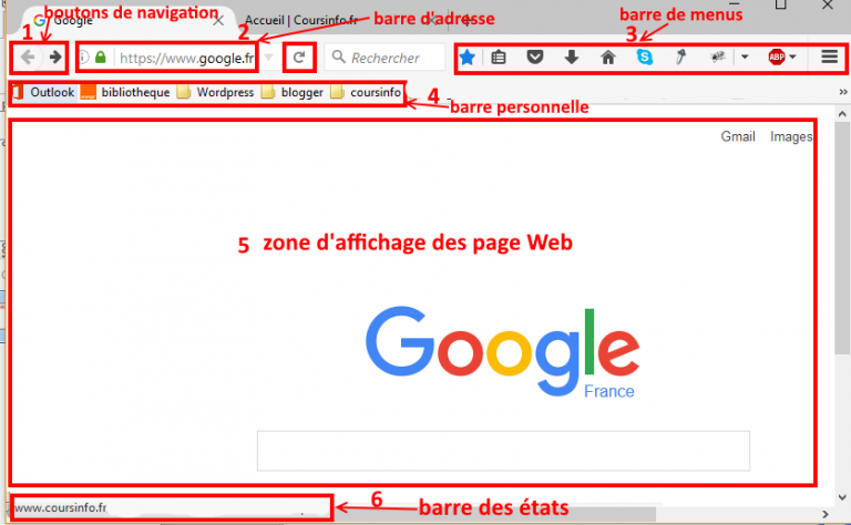 Qu'est ce qu'un navigateur Web ?  Coursinfo.fr